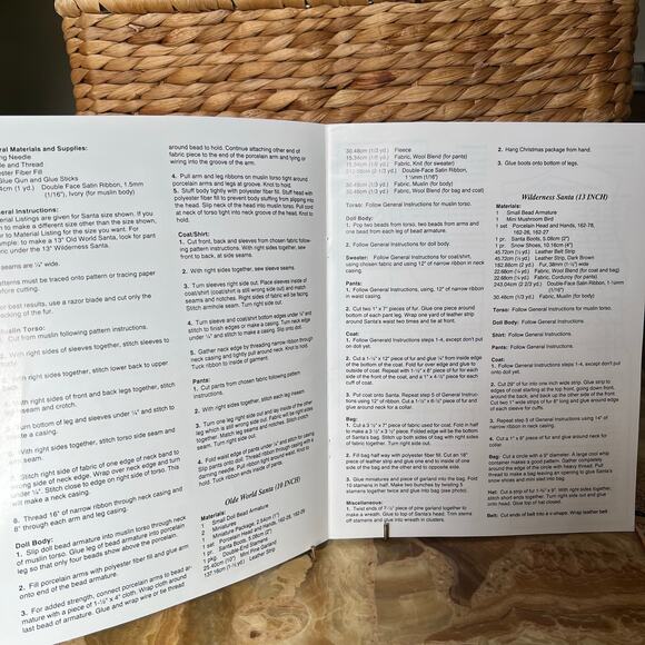 A Homespun Santa Instruction Magazine - Picture 4 of 5